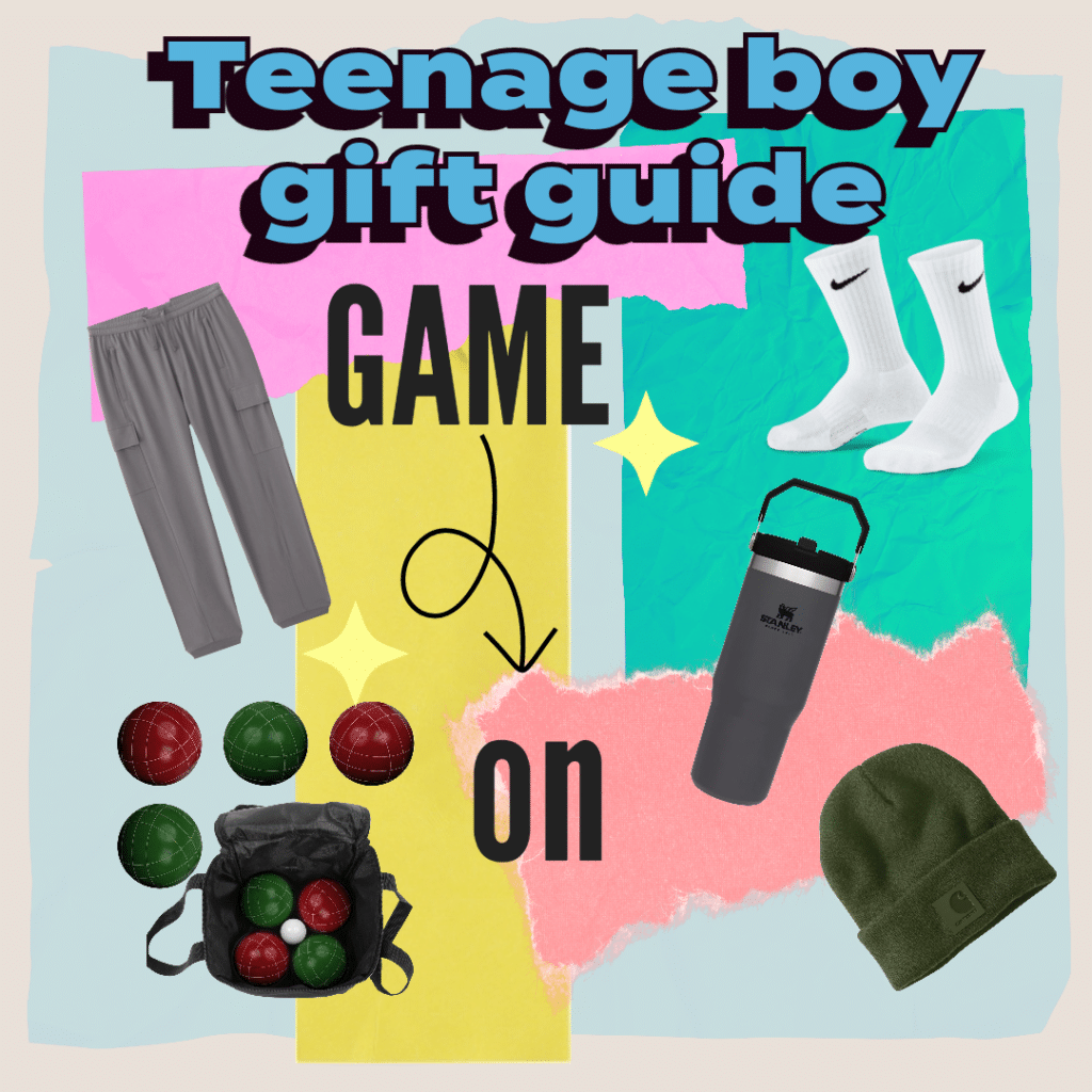Gift guide for teenage boys who love sports.